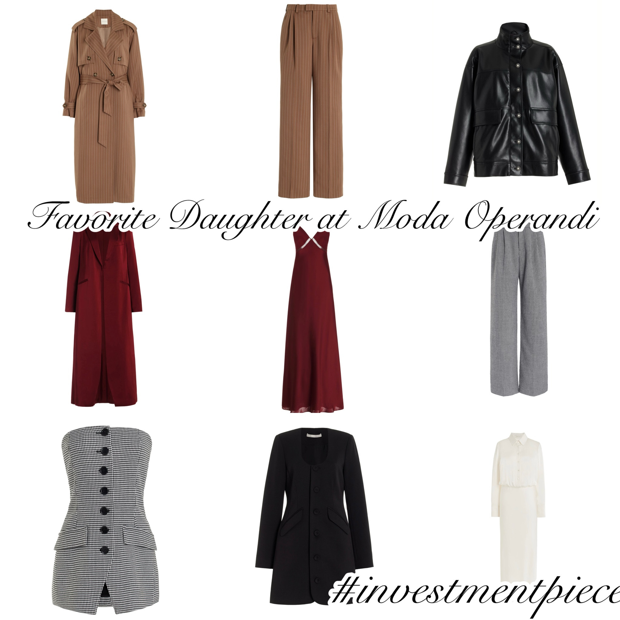 Favorite pants, and exclusive pieces- this capsule wardrobe from #favoritedaughter @modaoperandi is everything for work and play while staying chic! #investmentpiece 

#LTKWorkwear #LTKSeasonal #LTKStyleTip