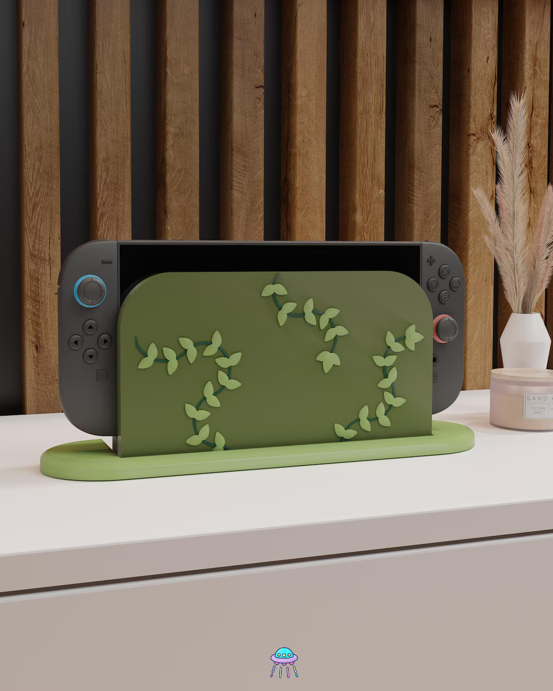 Vines Plant Themed Nintendo Switch 2 Dock Cover | Botanical Leaf Minimal Faceplate Design | Acces... | Etsy (US)