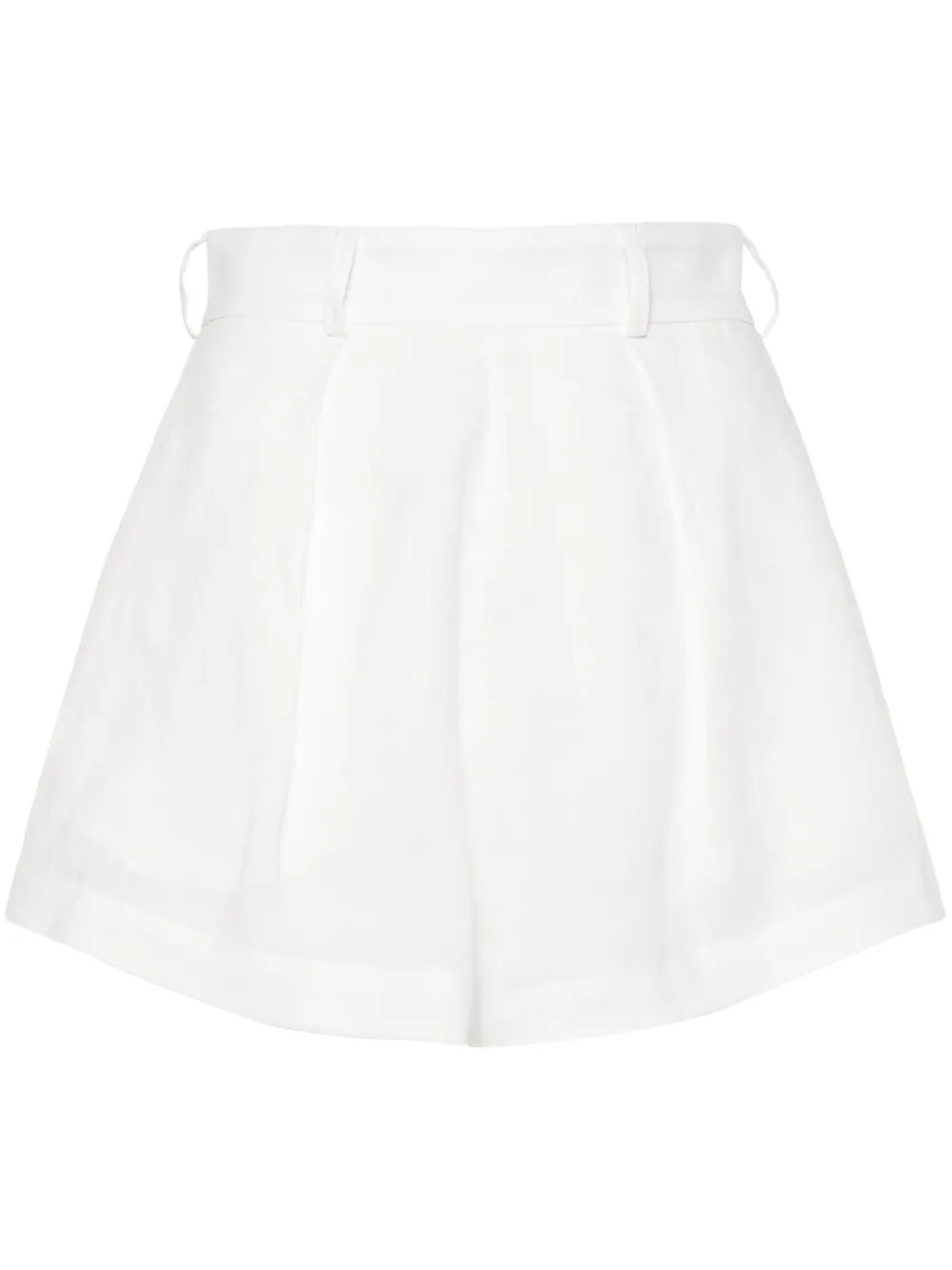 Ana Radu high-waist Linen Shorts - Farfetch | Farfetch Global