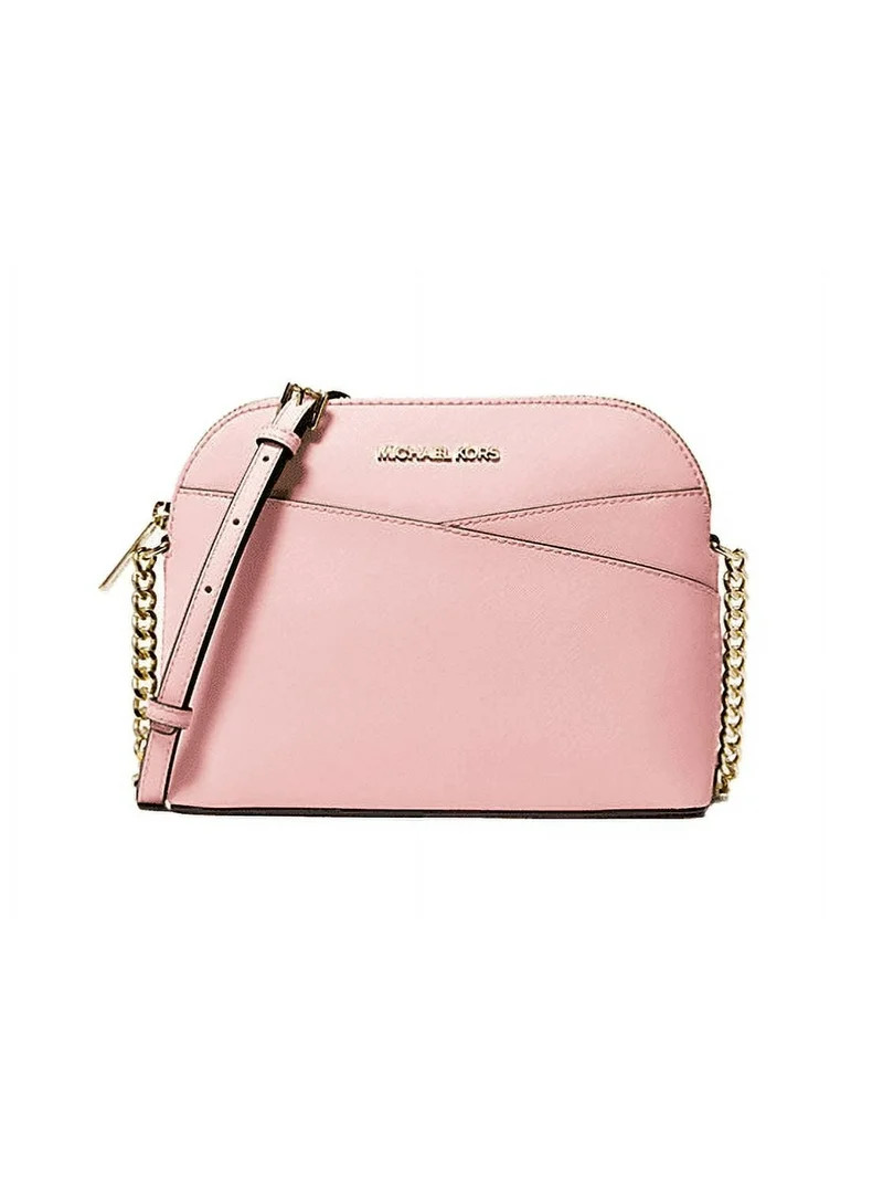 Michael Kors Women's Jet set Travel Dome Leather Crossbody Bag - Walmart.com | Walmart (US)