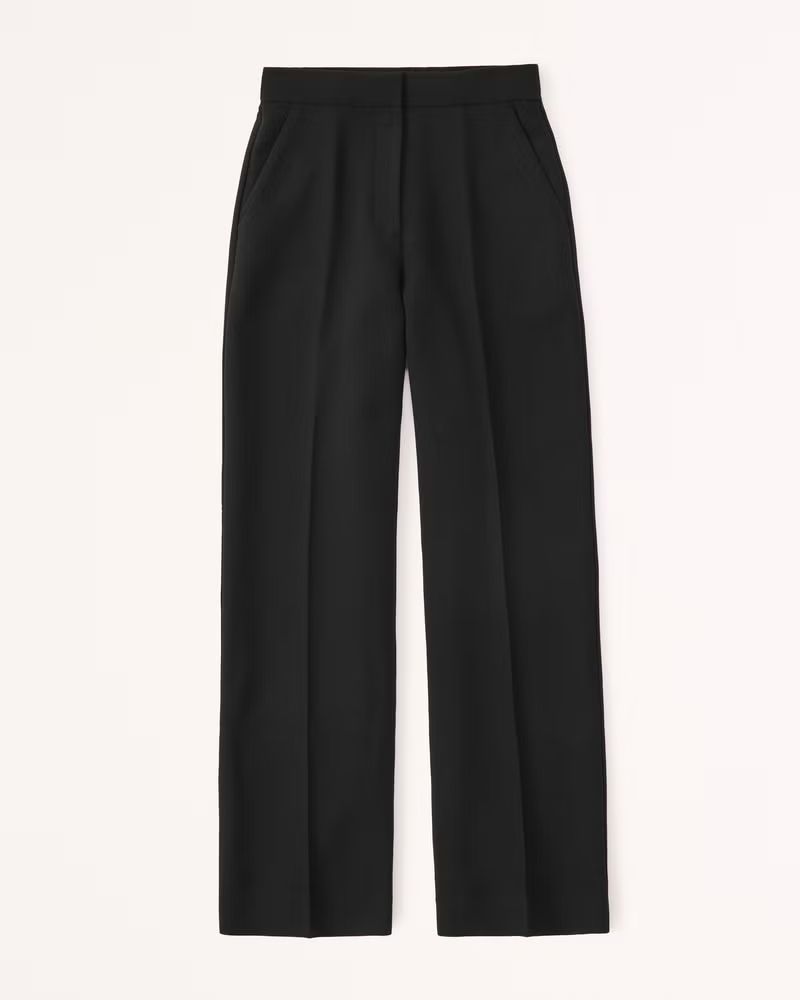 Tailored Wide Leg Pant | Abercrombie & Fitch (US)
