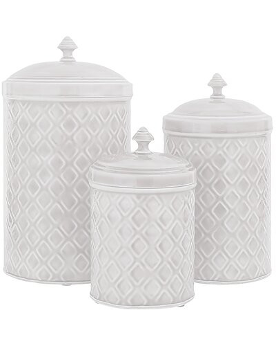 Home Essentials Set Of 3 Off Canisters L/M/S | Ruelala