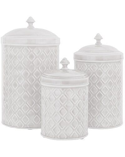 Home Essentials Set Of 3 Off Canisters L/M/S | Ruelala