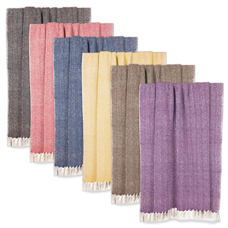 Poche Handloom Chevron Cotton Throw | Wayfair North America