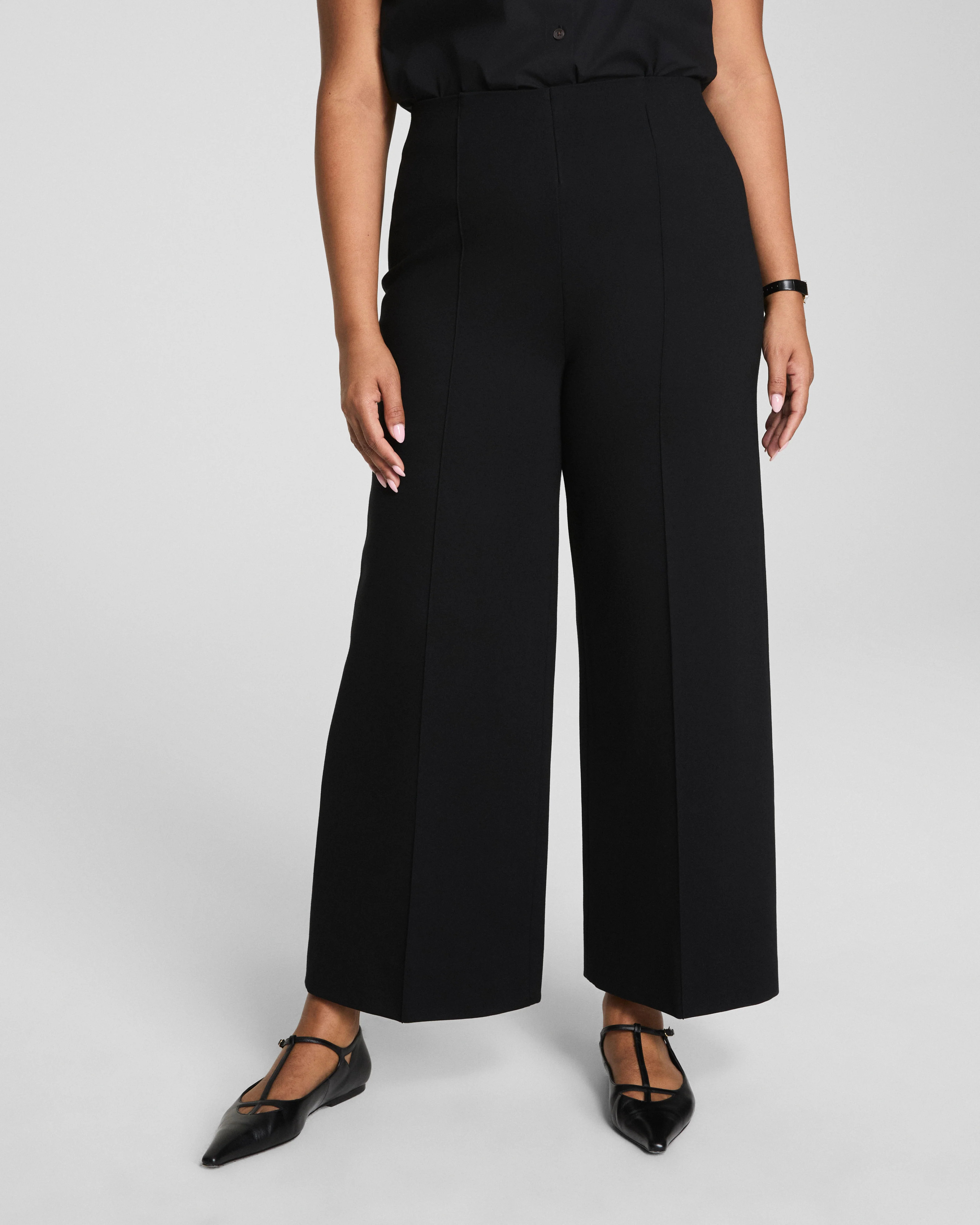 SPANXsupersmooth™ PerfectFit Ponte Cropped Wide Leg Pant | Spanx