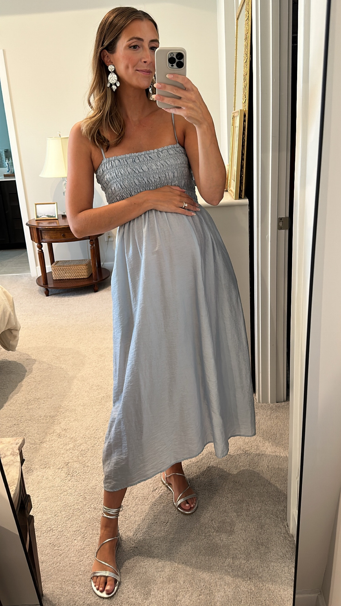 This lightweight midi dress is heaven 🕊️

#LTKunder100 #LTKshoecrush #LTKbump
