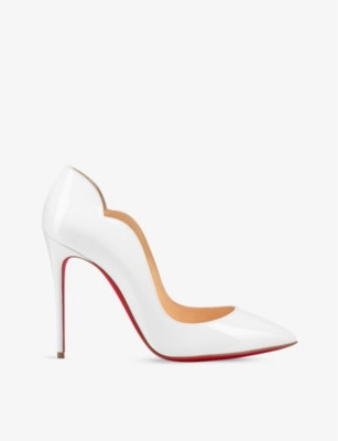 CHRISTIAN LOUBOUTIN - Hot Chick 100 patent-leather courts | Selfridges.com | Selfridges