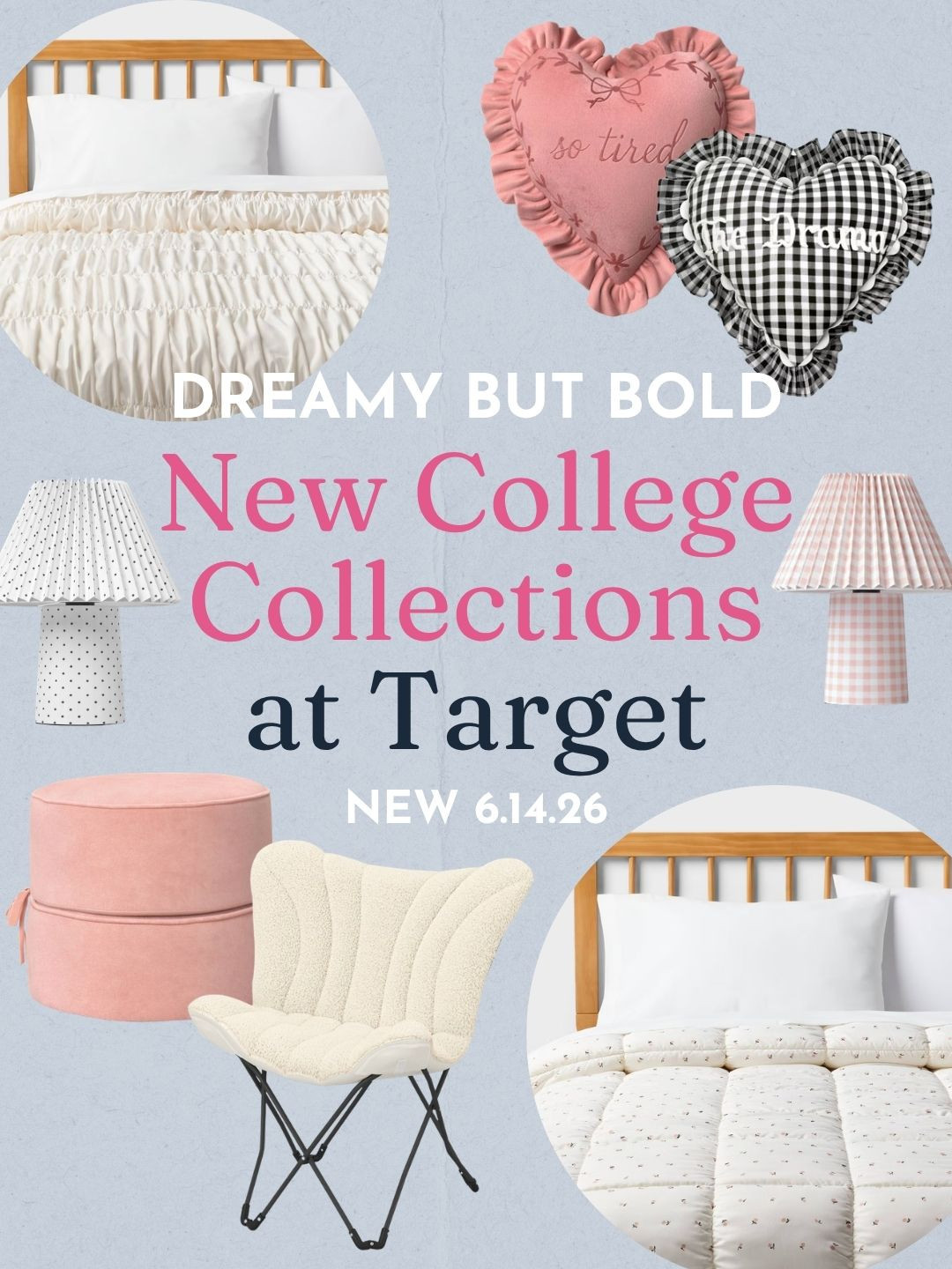 New to Target 6.14.26! The Dreamy But Bold collection features pillows, bedding, seating, lamps and more! These are a few of our favorites. 

 #LTKHome