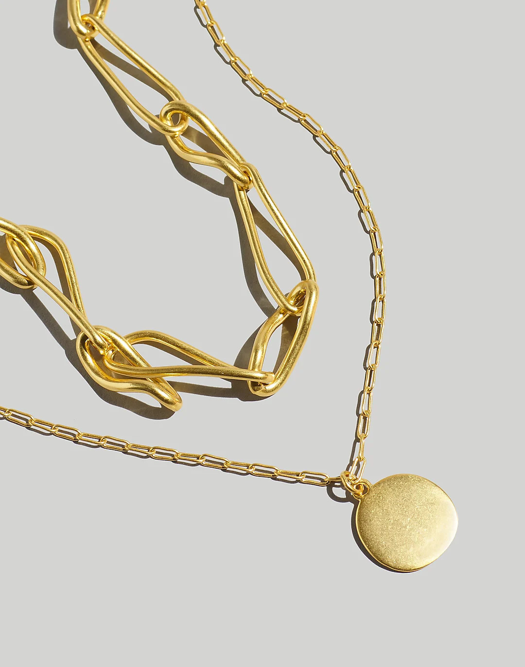 Two-Piece Chunky Link Necklace Set | Madewell