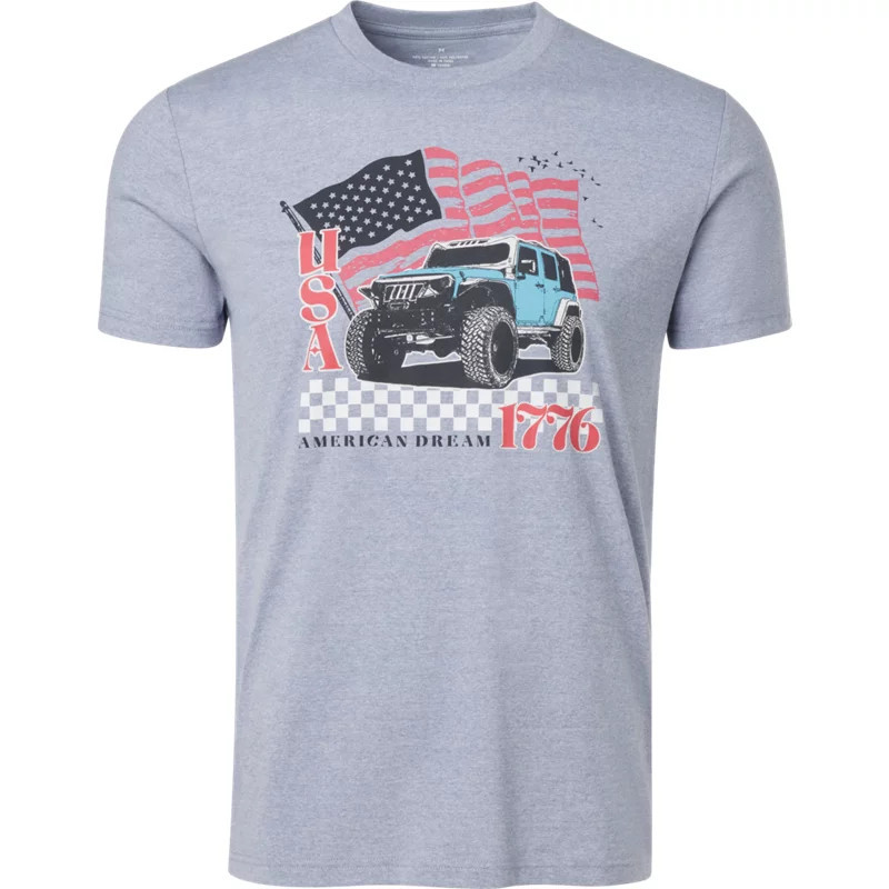 Academy Sports + Outdoors Women's Americana USA American Dream Jeep T-shirt | Academy Sports + Outdoors