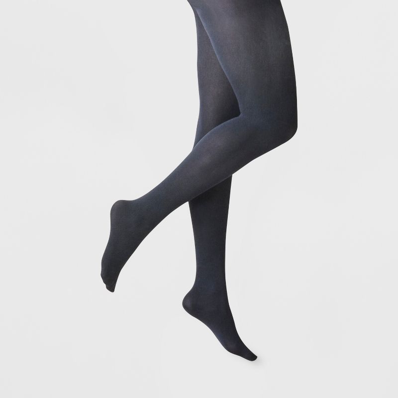 Women's 50D Opaque Control Top Tights - A New Day™ Navy | Target