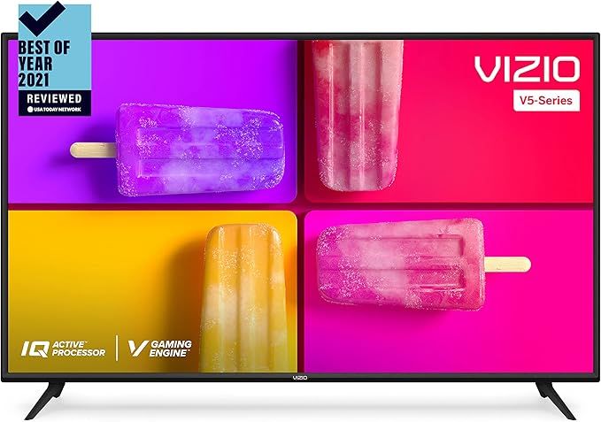 VIZIO 58-Inch V-Series 4K UHD LED HDR Smart TV with Apple AirPlay and Chromecast Built-in, Dolby ... | Amazon (US)