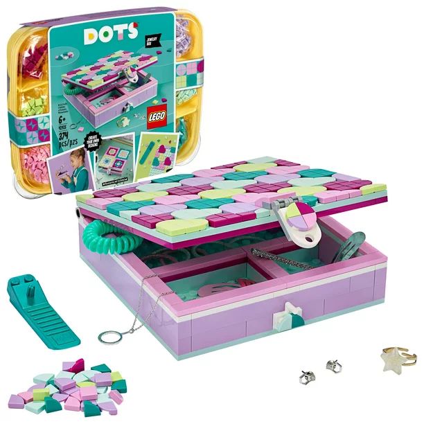LEGO DOTS Jewelry Box 41915 Craft Decorations Art Set Building Toy for Kids 6+ (374 Pieces) - Wal... | Walmart (US)