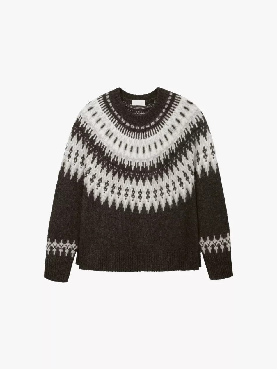 Fairisle-intarsia round-neck knitted jumper | Selfridges