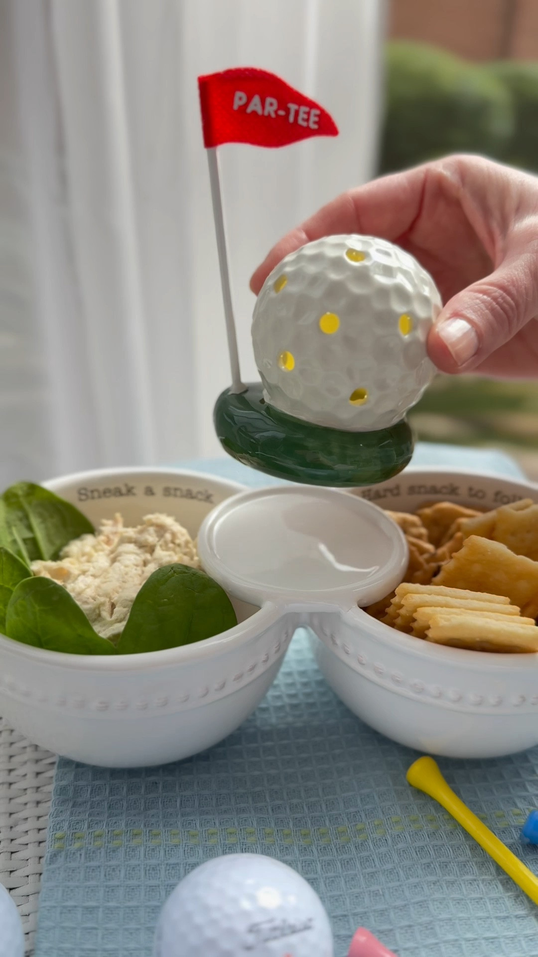 Masters party inspo! How cute is the double dip tray with the light up golf ball?! Adorable! 

Code AGNES15 on your order! 
Mud Pie gift
ALWAYSAGNES entertains 

#LTKParties