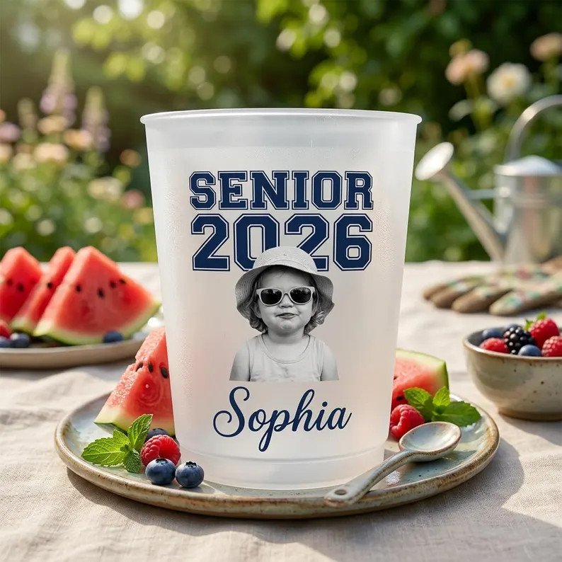 Personalized Senior Custom Vintage Photo Frosted Cup, Class of 2026 Graduation Gift, Graduation D... | Etsy (Global)