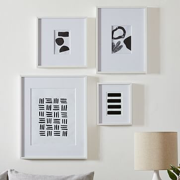 Multi-Mat Gallery Frames - White | West Elm (US)