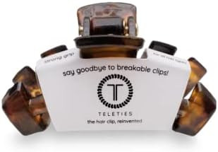 TELETIES - Tiny Hair Clip - For Super Thin Hair, Little Kids, Half-up Hairstyles - Strong Grip, B... | Amazon (US)