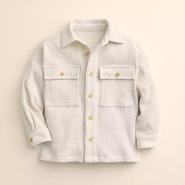Kids 4-12 Little Co. by Lauren Conrad Waffle Shacket | Kohl's