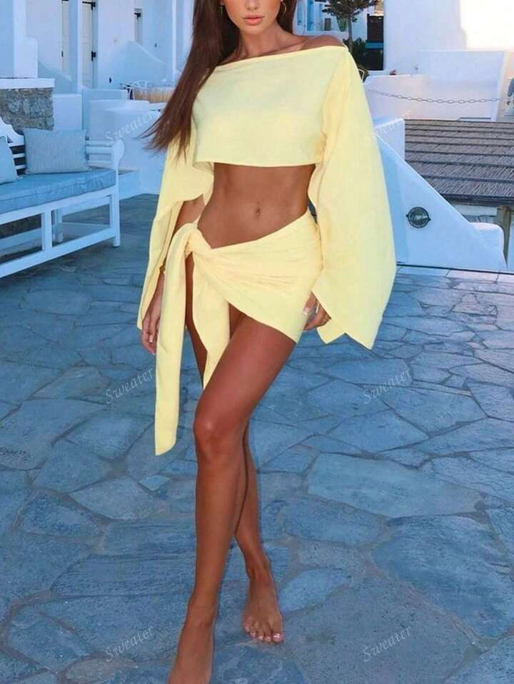 2 Pcs Vacation Set  | SHEIN