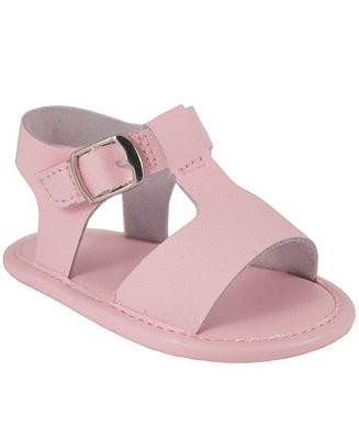 Baby Girl Essential Leather T-Strap Sandal | Macy's Canada