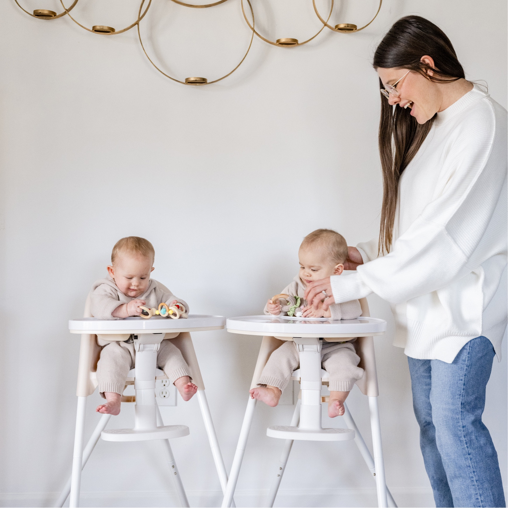 Easy to clean, space saving high chairs for our babies. I am SO glad I chose these, and under $100 each! 

#LTKbaby