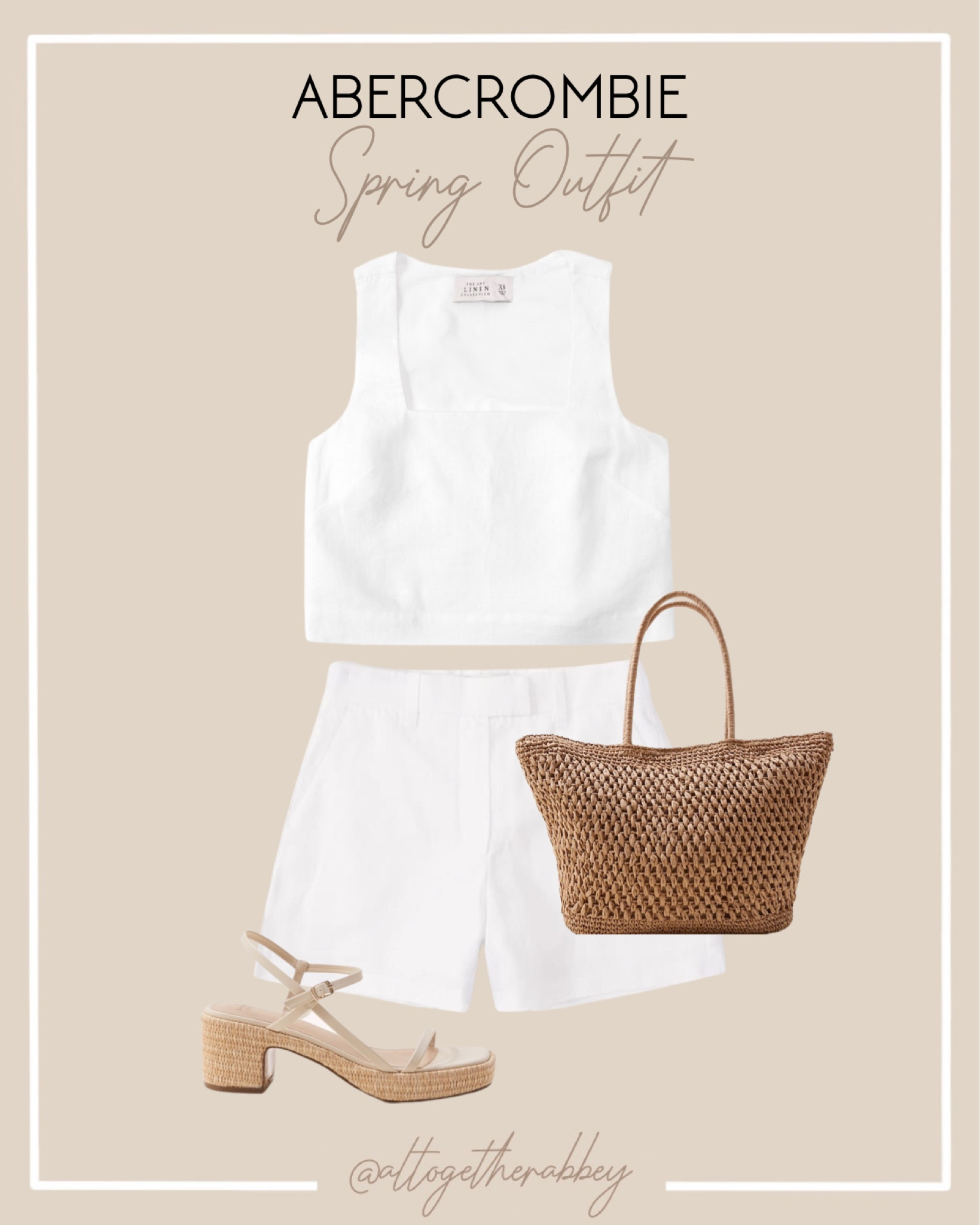 Abercrombie & Fitch Spring Outfit Inspiration // A&F // Spring Style // neutral style // neutral fashion // vacation style 

#LTKSeasonal #LTKstyletip #LTKcurves