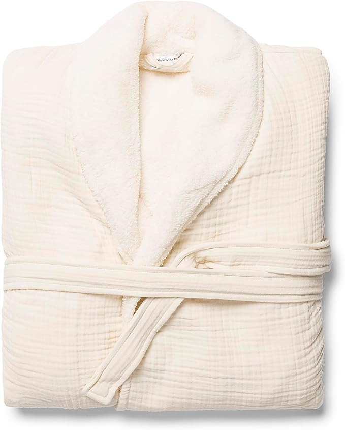HOUSE NO.23 Alaia Sherpa Fleece Robe | Amazon (US)