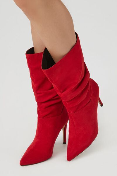 Ruched Stiletto Boots | Forever 21 | Forever 21 (US)