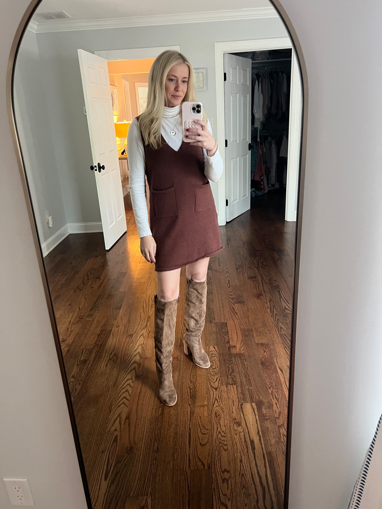 Easy holiday, work, girls night or date night outfit - comes in so many colors 

Throw on some chunky gold hoops, bangles, necklaces and done 

#LTKFindsUnder50 #LTKWorkwear #LTKgrwm