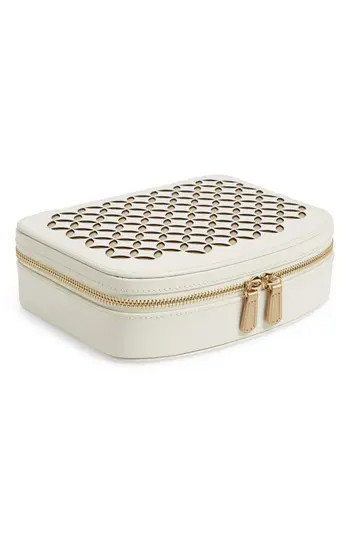 Wolf Chloe Zip Jewelry Case - Ivory | Nordstrom