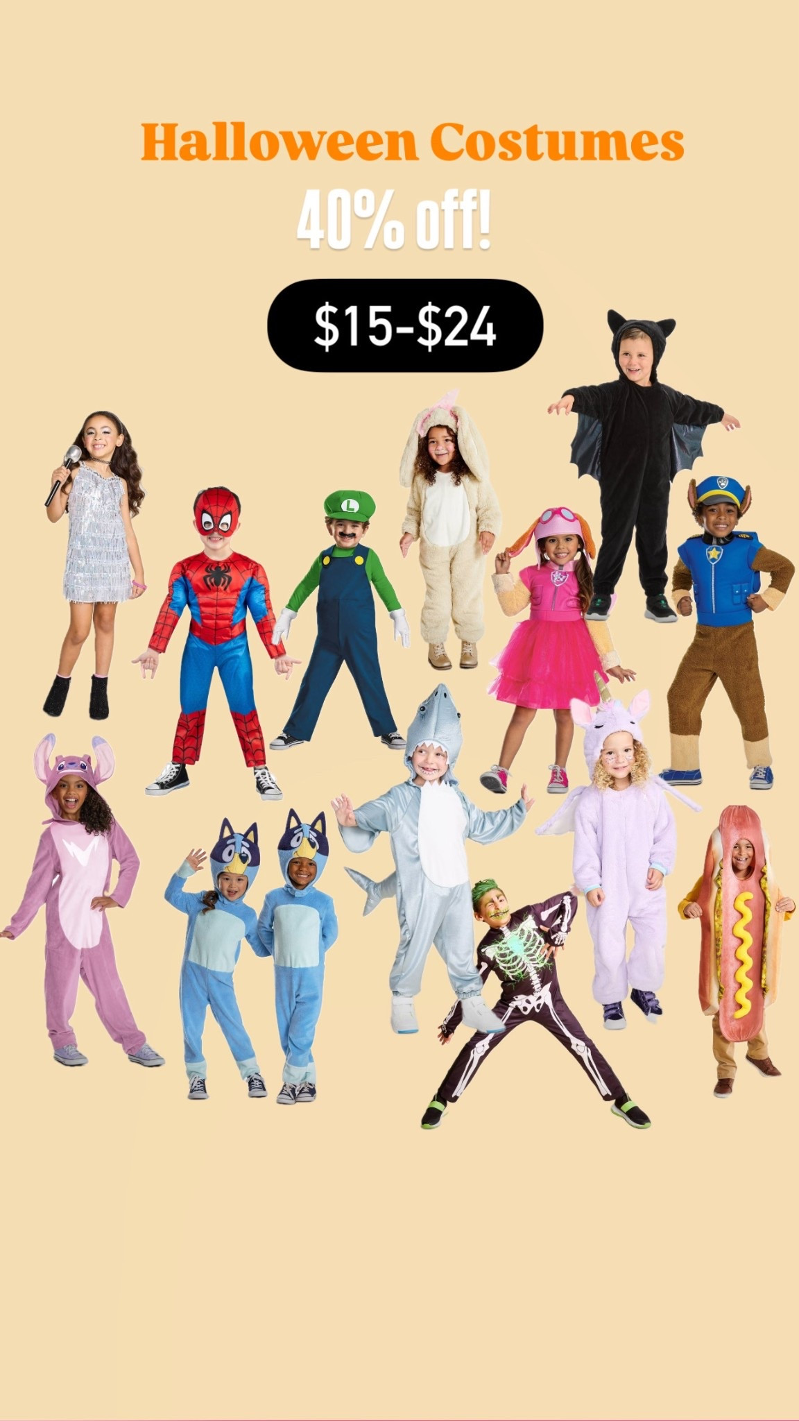 Target Halloween costumes sale. 40% off 👻 🎃 

#LTKSeasonal #LTKHalloween #LTKSaleAlert