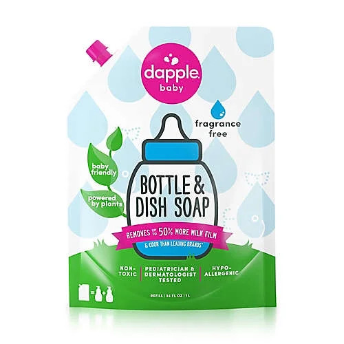 Dapple® 34 oz. Fragrance Free Bottle & Dish Soap Refill - Walmart.com | Walmart (US)