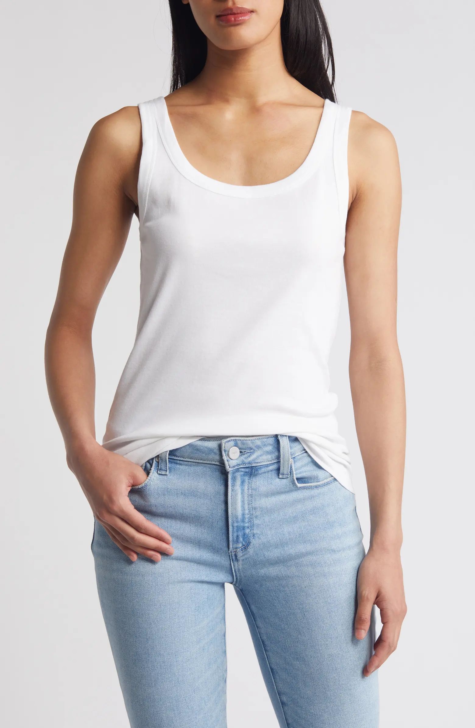 Caslon® Cotton Tank | Nordstrom | Nordstrom