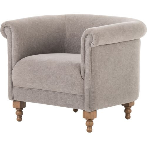 Marse Accent Chair, Bergamo Bark/Vintage Natural | One Kings Lane