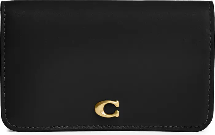 Essential Slim Bifold Leather Card Case | Nordstrom