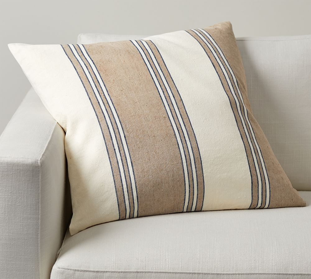 Harper Striped Pillow | Pottery Barn (US)