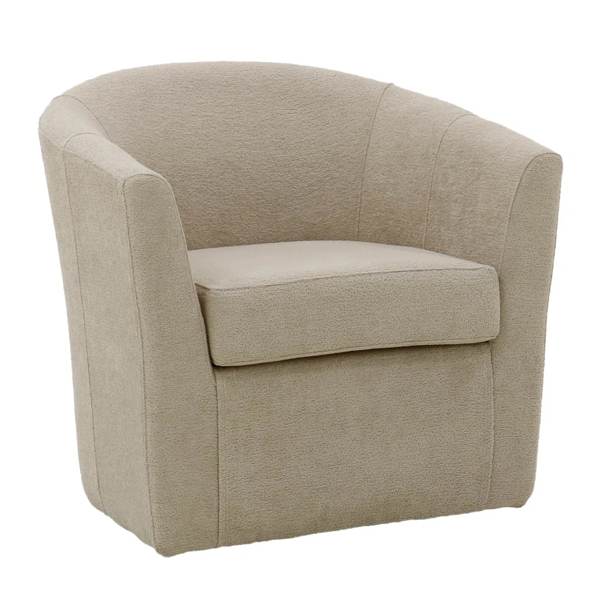 Hansell Upholstered Swivel Barrel Chair | Wayfair North America