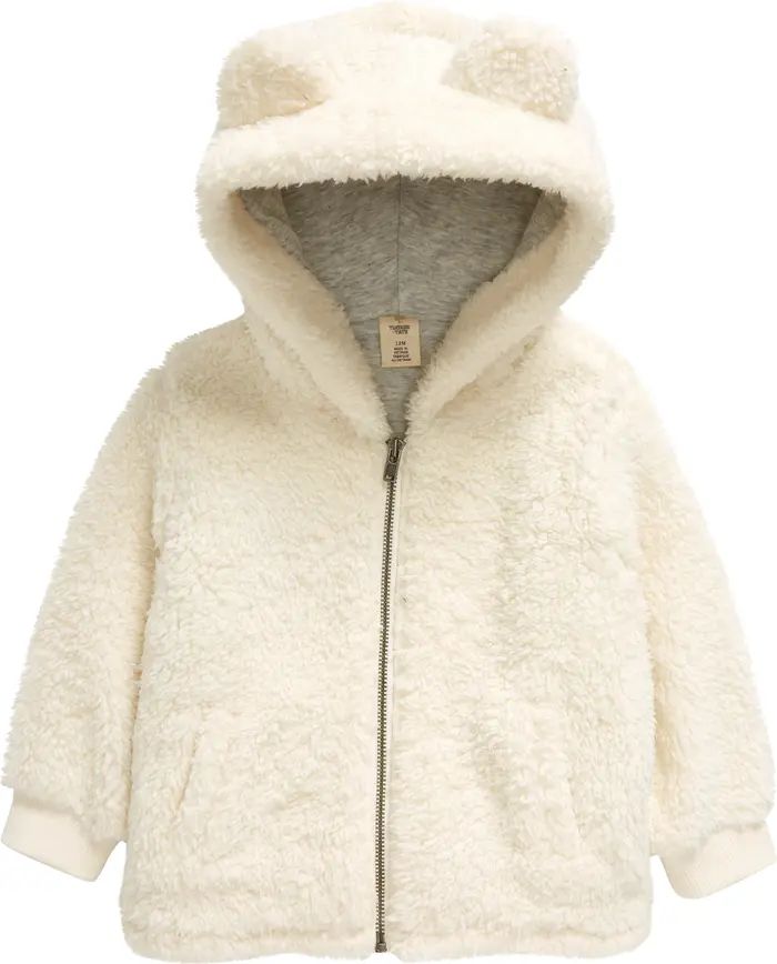 Cozy Hooded High Pile Fleece Jacket | Nordstrom