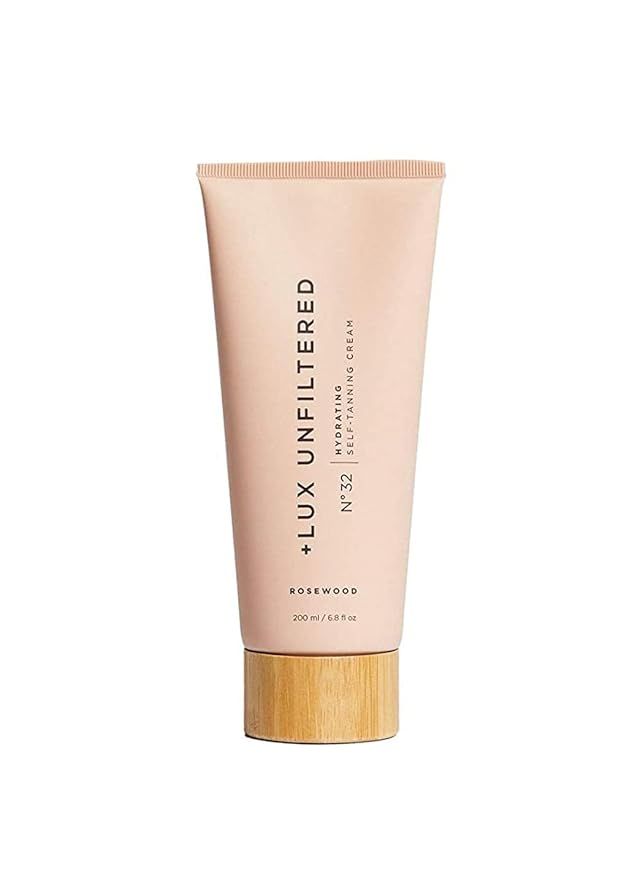 + Lux Unfiltered No 32 Gradual Self-Tanning Cream (Rosewood) - Vegan Gradual Sunless Self Tanner ... | Amazon (US)