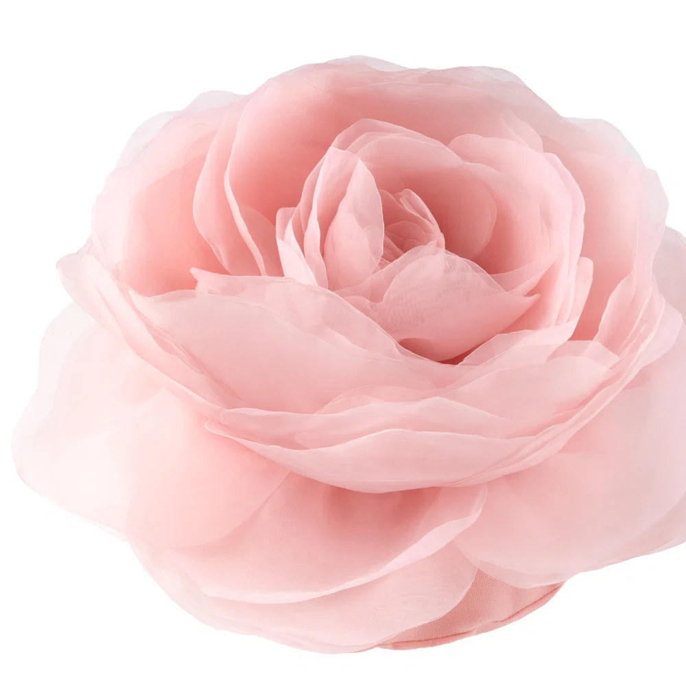 Simulation Rose Flower Throw Pillow Decorative Round Floral Accent Pillow Cover & Insert | Wayfai... | Wayfair North America