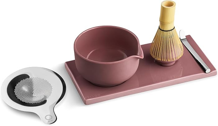 Fellow Matcha Set, 6-Piece Ceramic Matcha Bowl Kit with Display Tray | Amazon (US)