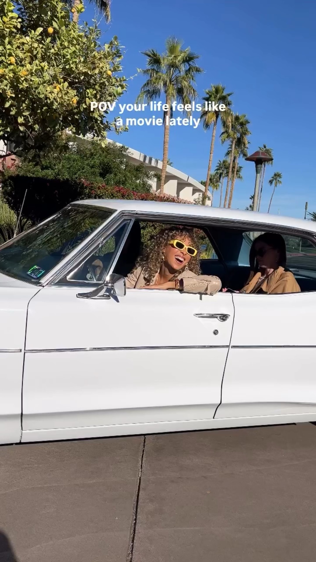 This 2026 season is feels really good so far😎

Riding in a 66 Pontiac GTO! Can’t wait to show you guys the fun from my recent modeling gig @hotelvalleyho @theyoungagency