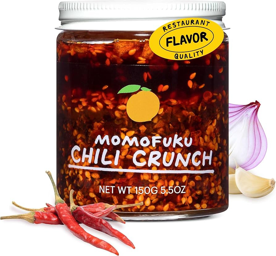 Momofuku Chili Crunch by David Chang, (5.5 Ounces), Chili Oil with Crunchy Garlic and Shallots, S... | Amazon (US)