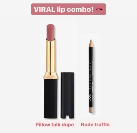 Trending viral nude lip combo! Pillow talk dupe and nude truffle liner! Runnnn!!!!

#LTKHoliday #LTKGiftGuide #LTKbeauty