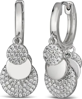 Petite Pave Huggie Earrings | Nordstrom