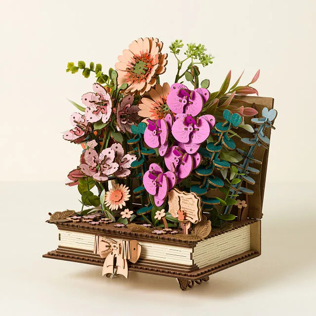 DIY Blooming Book Building Kit | UncommonGoods
