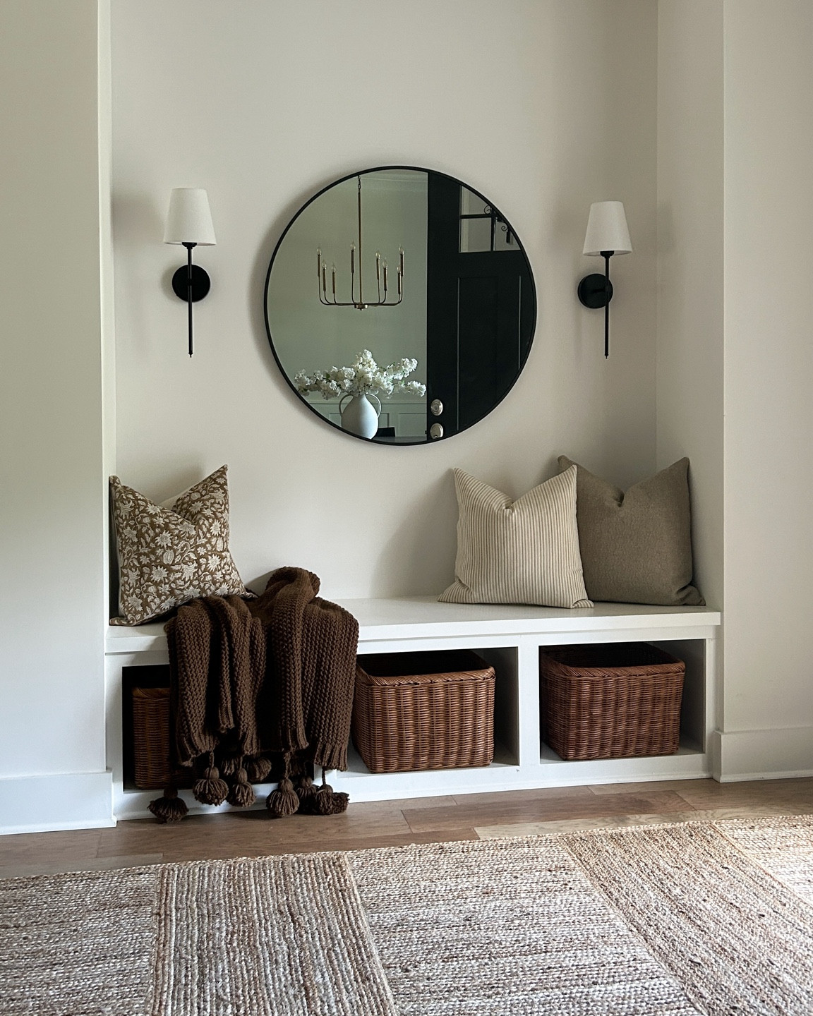 Linking our entryway pieces below! This jute rug remains a favorite and top seller in our home! 

#LTKsalealert #LTKhome 

#LTKSeasonal