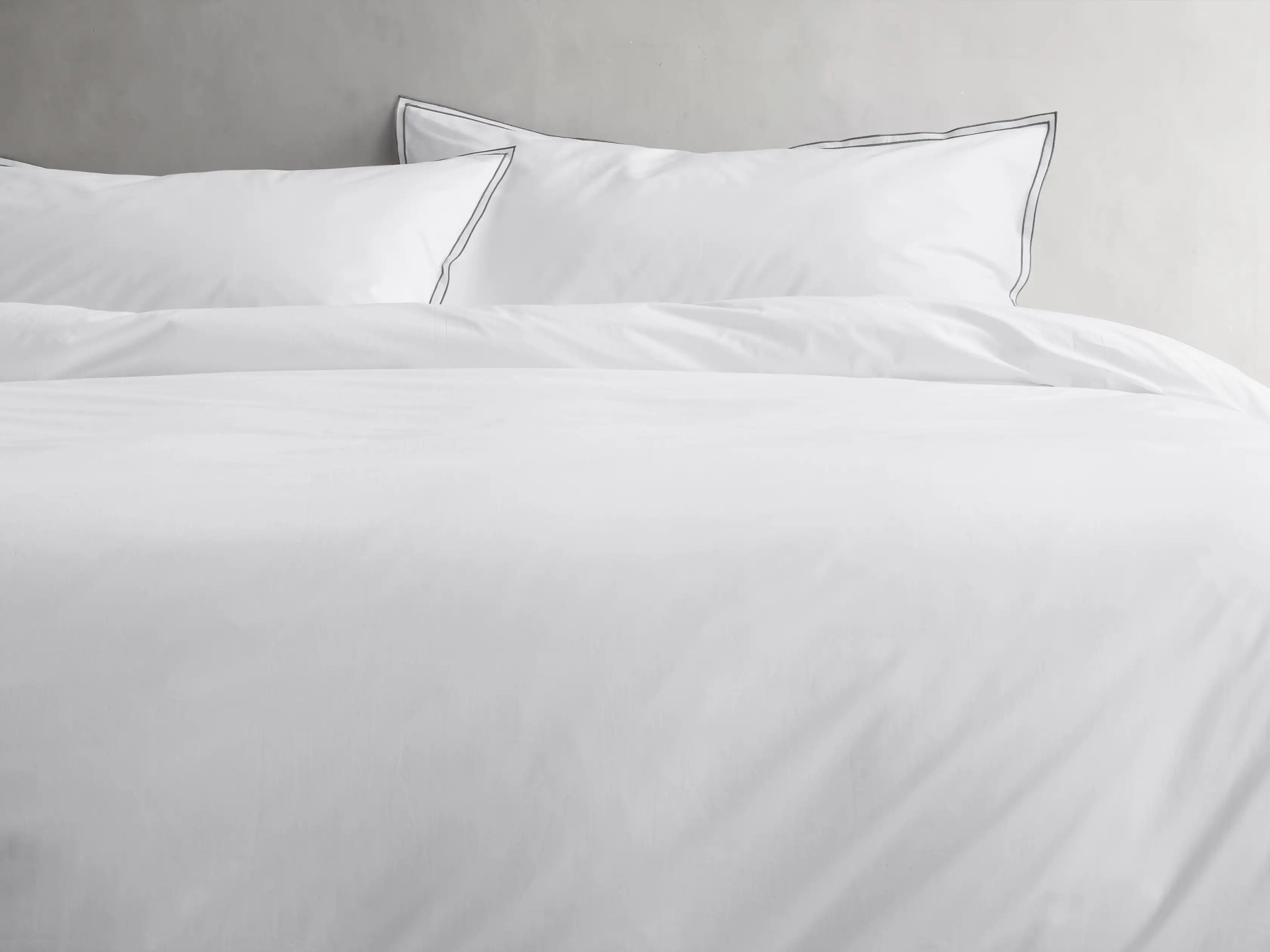 Italian Embroidered Percale Duvet | Arhaus