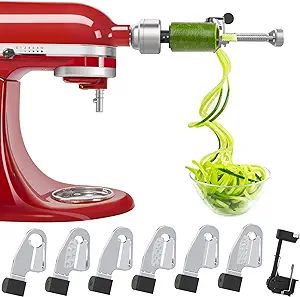 Bestand Spiralizer Attachment Compatible with KitchenAid Stand Mixer, Comes with Peel, Core and S... | Amazon (US)